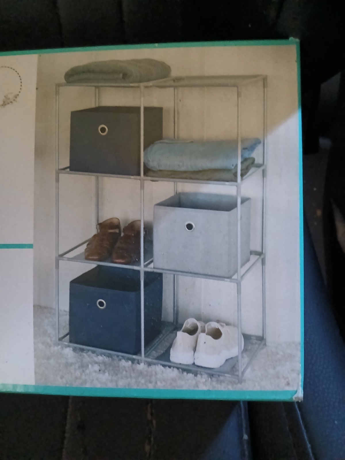 6-Cube Storage Organizer for Shoes Shelves Bookshelf Closet