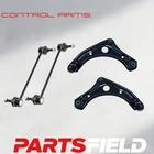 Front Lower Control Arms  & Sway Bar Links Pair for NISSAN MICRA K13 2010-2017