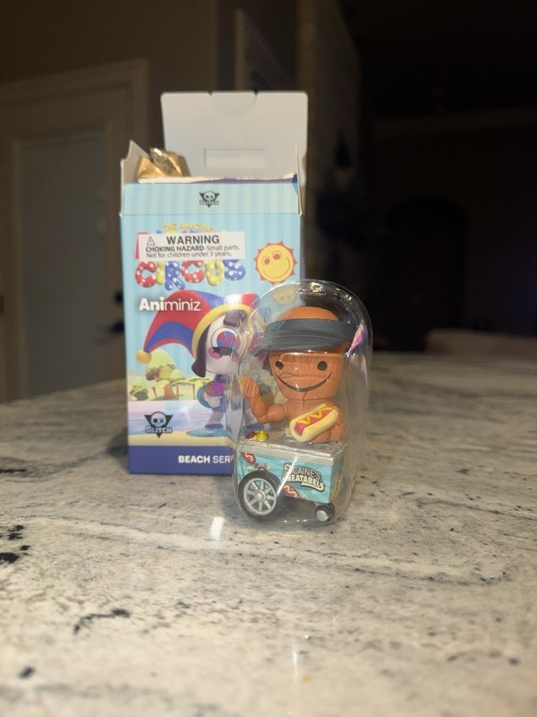HotDog Peddler Abel 1/12 Rare The Amazing Digital Circus Merch Animiniz Figure