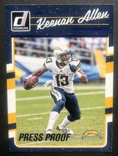 Keenan Allen 2016 Donruss Football Card #249 Press Proof NFL Chargers Panini ￼