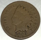 1893 Indian Head Cent G Good Condition 1c One Cent US Coin - 2179
