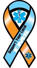 Support Your Local EMS Ribbon Vinyl Decal Sticker Choose Size ambulance service