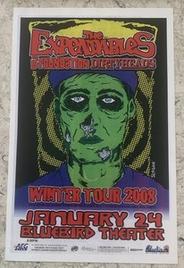 The Expendables, B Foundation & Dirty Heads 2008 Bluebird Theatre Tour Poster