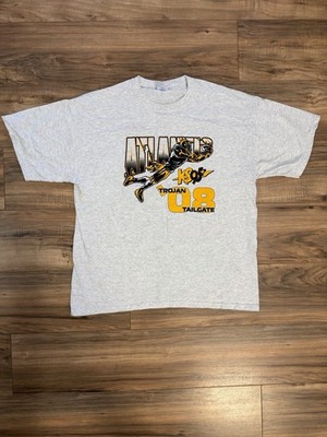 2008 Atlantic High School Iowa Football Trojans Tailgate Light Gray Shirt XL
