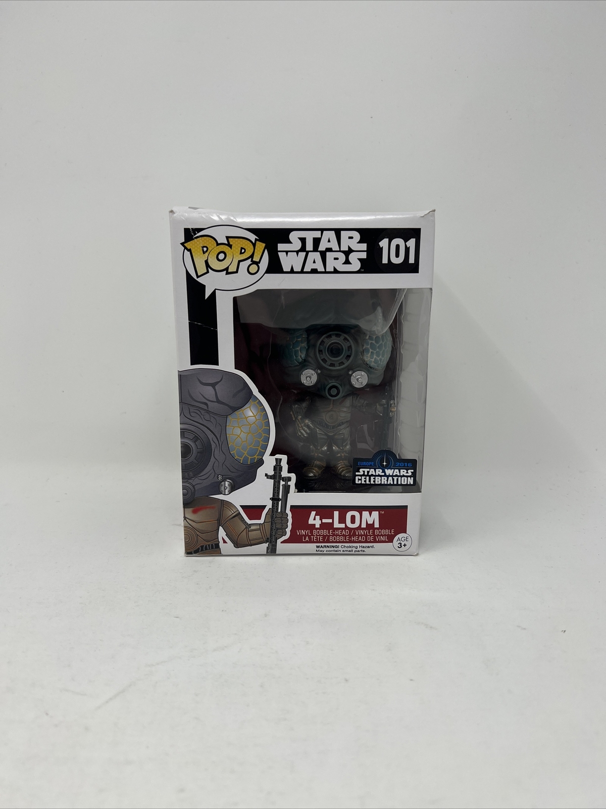 Funko Pop! Star Wars '16 Galactic Convention Cazarrecompensas 4-Lom #101 Nuevo En Caja Raro
