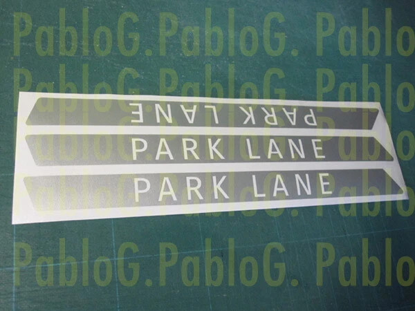Mini Cooper Park Lane Decal Set Vinyl Stickers Stickers ステッ - Image 2 of 4