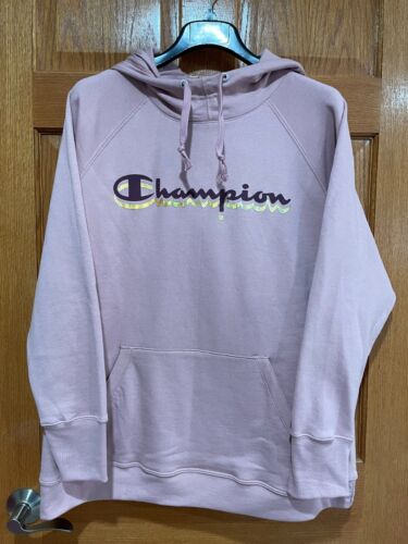 Champion Damen Plus 2XL sportlicher rosa rosegold Hoodie Sweatshirt neu mit Etikett NEU