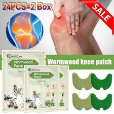 24Pack Knee Plaster Sticker Wormwood Extract Knee Joint Ache Pain Relief Patches