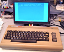 Commodore 64 Vintage Computer Boots Up