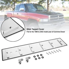 Billet Tappet Cover KIT For Cummins 5.9L 12v 24v 1989 1990-1999 2000 2001 02 USA
