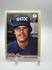 1978 Topps Baseball Vintage #329 John Verhoeven White Sox