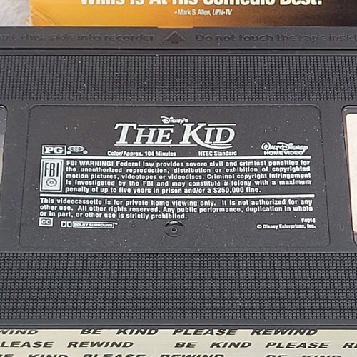 Disneys The Kid VHS 2001 Bruce Willis Spencer Breslin Lily Tomlin TESTED - Imagen 8 de 10