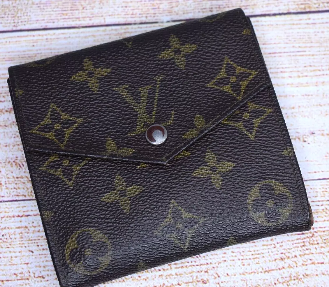 Brown Monogram Repurposed LV Fold Wallet