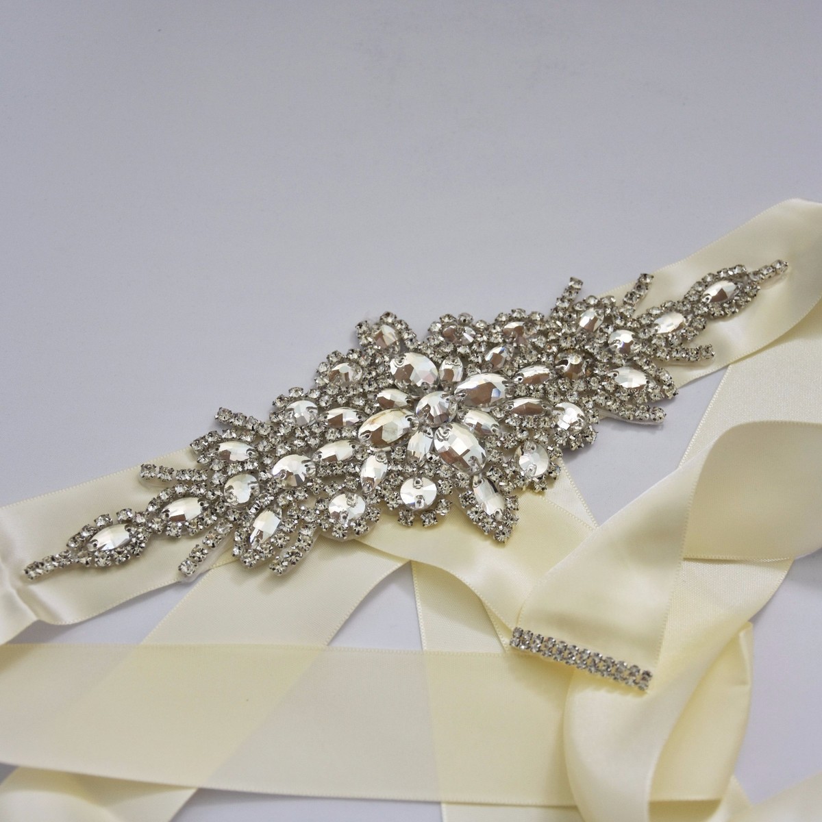 Crystal Belt Bridal Rhinestone Wedding Bridesmaid Dress Sash 