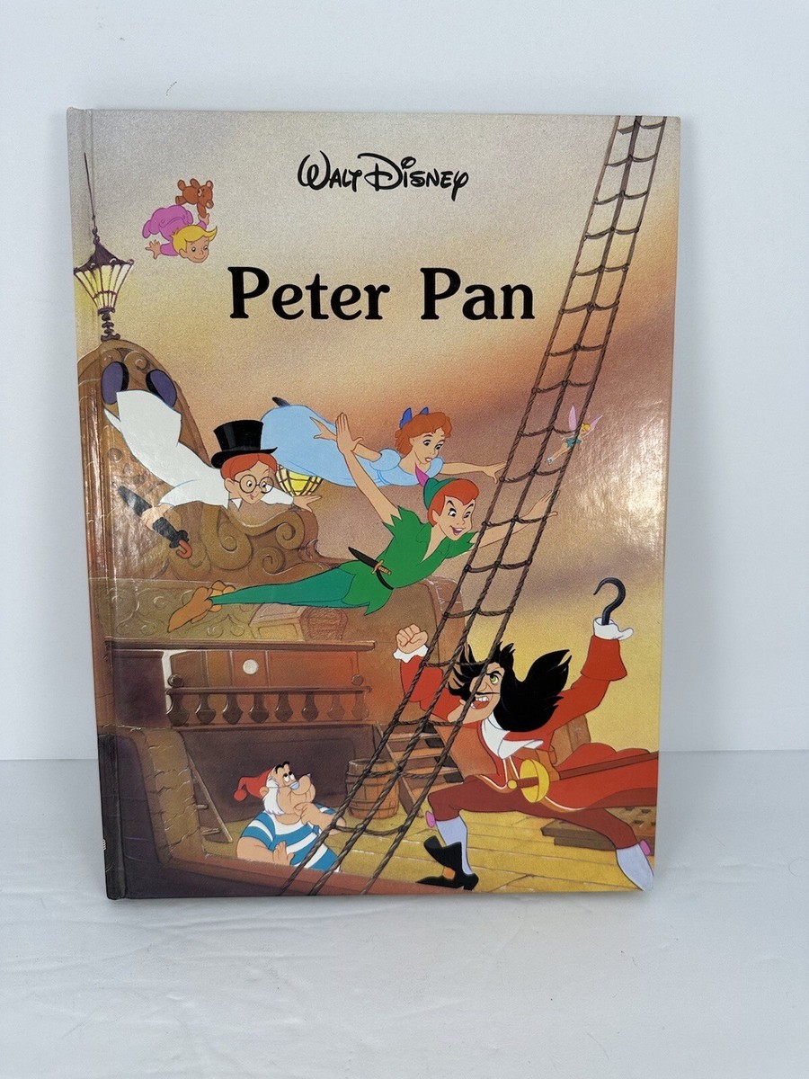 Euro Disney 1992年版 コレクション本 Peter Pan, Disney Classic Series (1992 Hardcover) Walt