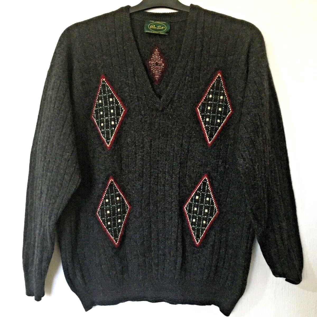 peter scott スコットランド製 ウールニット スコットランド製 Peter