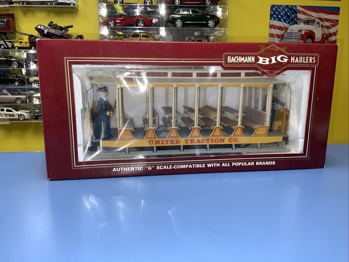 Bachmann 93938 G Scale United Traction Co. Open StreetCar | eBay
