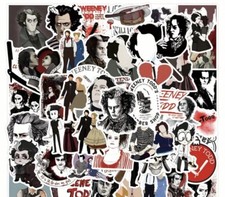 10 Random Sweeney Todd Themed Stickers