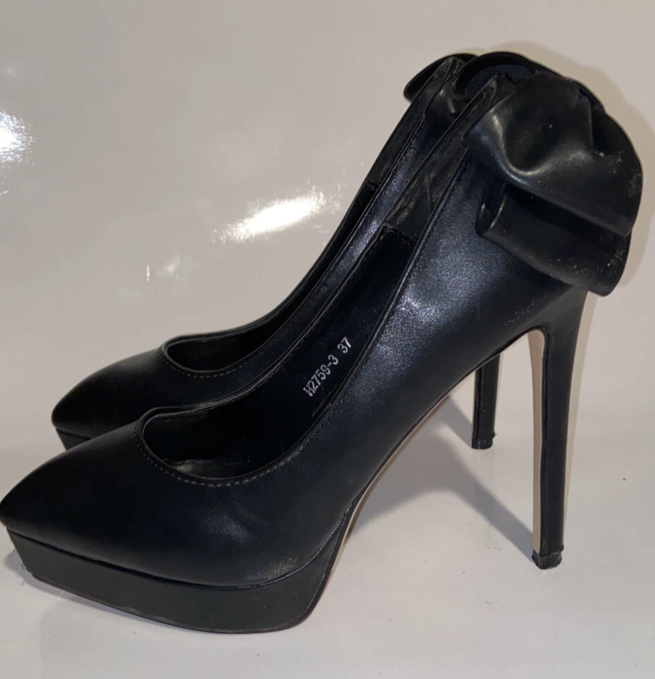 Shoes black high best sale heels
