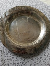 Tray 1930s diameter 29 cm.  Weight Approximately 100 grams READ DESCRIPTION