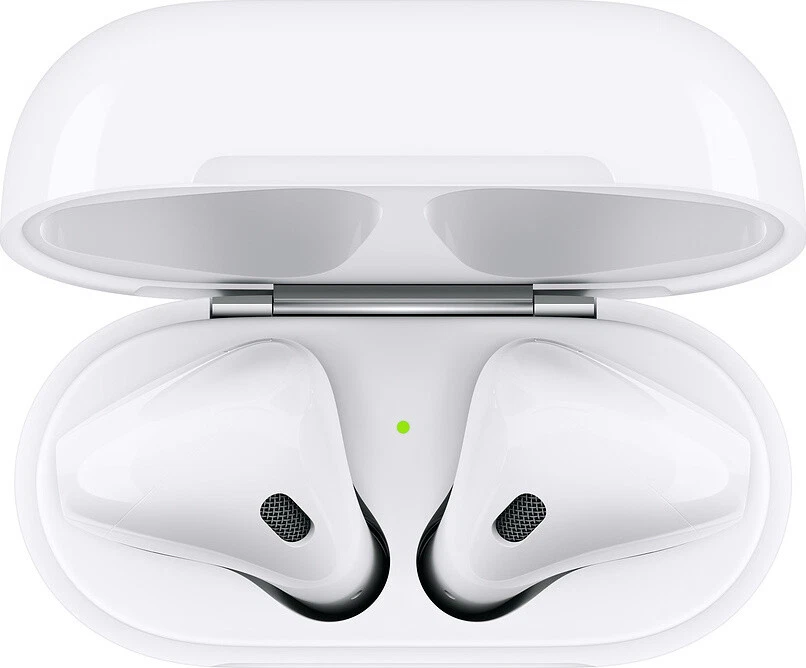 Apple AirPods NEW 2019 2nd Gen Wireless headset with Charging Case -  MV7N2TY/A