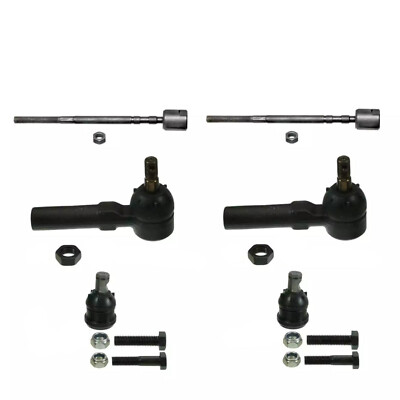 Front 2 Lower Ball Joints & 4 Tie Rod Ends Chrysler Lebaron Daytona Plymouth