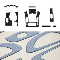 Innenraum Dekor Cockpit FüR Nissan Navara D40 2008-2015 Carbon Optik 17Tlg