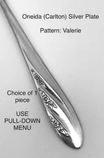 Oneida VALERIE Silverplate FLATWARE *Choice of Piece* (INV22-978)