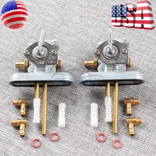 Set of 2 New Petcocks for Yamaha XS750S XS850 XS1100 Non-Vacuum Left and Right