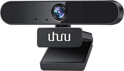 uhuru Webcam with Microphone for Desktop, UW-002 1080P USB Web Camera
