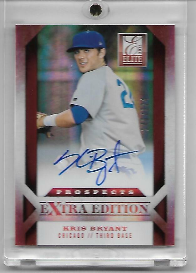Kris Bryant 2013 Panini Elite Extra Edition Refractor RC Auto/324