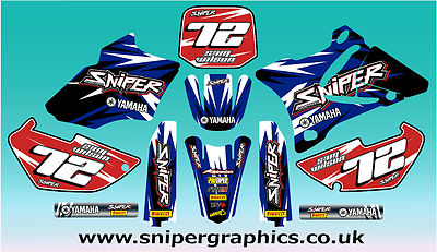 Yamaha YZ 85 Splitter Style Kit 2002 - 2014 KOSTENLOSE PERSONALISIERUNG & UK-VERSAND
