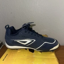3N2 Shoes Womens 5 Rally Metal PT Fastpitch Cleats Athletic Low Sneakers Navy