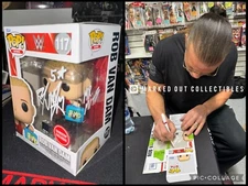 Rob Van Dam Signed WWE Funko Pop INSCRIPTION RVD MR MITB Autographed PROOF