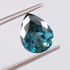 AAA Extra Fine 10x8 MM Natural Blue Green Tourmaline Loose Pear Gemstone Cut