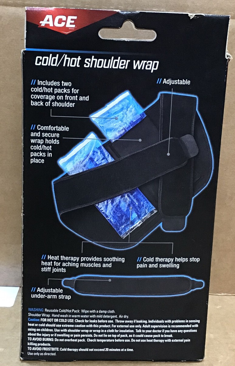 ACE Adjustable Reusable Shoulder Wrap Cold/Hot Therapy C22 | eBay
