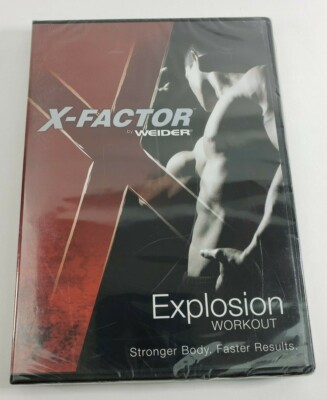 X-FACTOR Weider Workout DVD Total Body Workout and Explosion Sealed