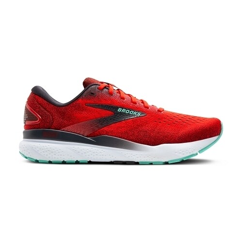 Brooks Ghost 16 [1104181D623] Men Running Shoes Fiery Red/Ebony