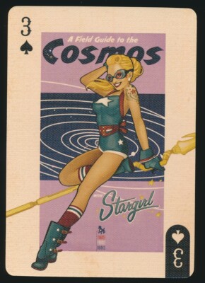 STARGIRL 3 SPADES 2015 Cryptozoic DC Comics Bombshells Playing card