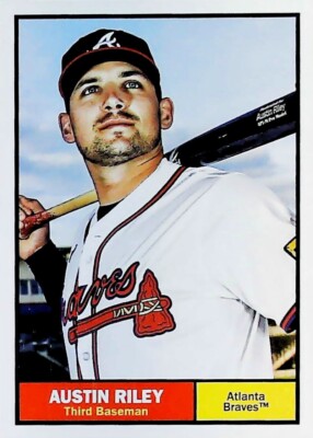 Austin Riley Funko 2024 TOPPS ARCHIVES 1961 VARIATION #77 AUSTIN RILEY ATLANTA BRAVES | eBay