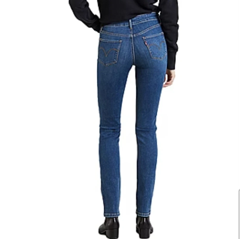 Levi Strauss Stretchy Classic Mid Rise Skinny Jeans Women s Size