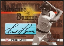 Fred Lynn 2003 Donruss Signature Legends of Summer Autographs Auto #LS-16 🔥