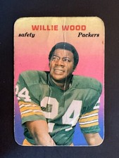 Willie Wood 1970 Topps Insert Super Glossy #10 Green Bay Packers