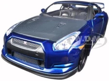 BRIAN'S 2009 NISSAN GTR R35 BLUE "FAST & FURIOUS " 1/24 DIECAST MODEL JADA 97036