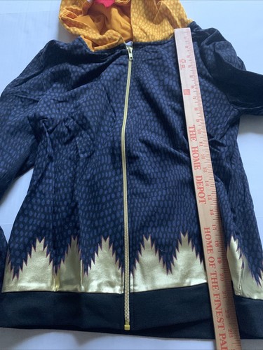 NWT Disney Aladdin Hoodie Zip Up Jacket Jafar Snake Cobra Costume Boys Sz XL - Picture 5 of 7