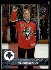 2017-18 Upper Deck Ceremonial Puck Drop John Vanbiesbrouck #CPD-8