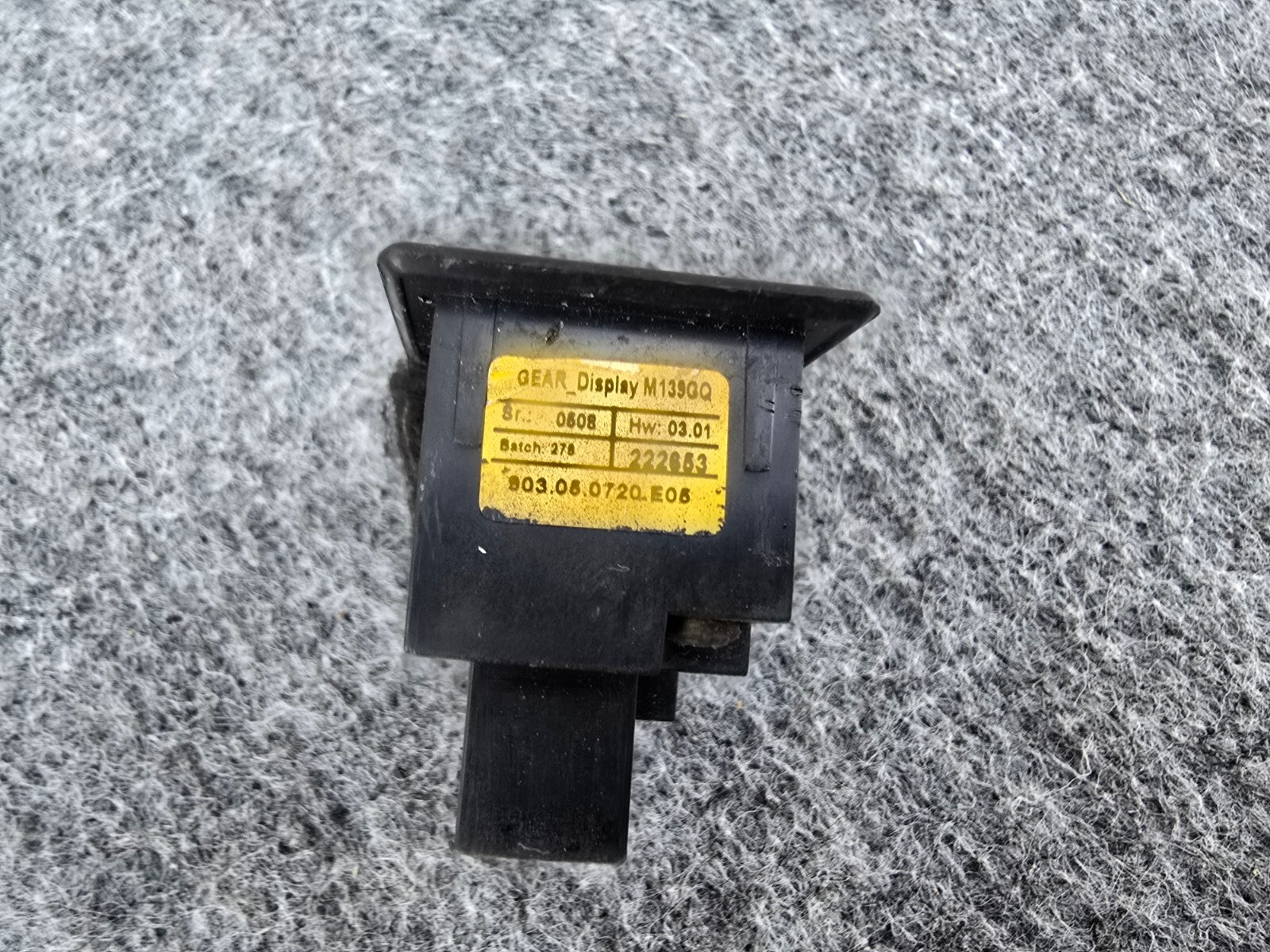 GEAR BOX LEVER SELECTOR SWITCH DISPLAY 58k 08-19 MASERATI GRANTURISMO M145