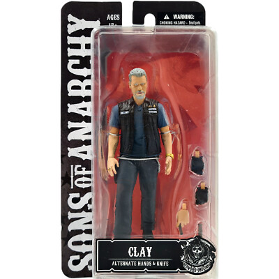 CLAY MORROW FIGURE 2014 SONS OF ANARCHY REDWOOD ORIGINAL OVP MEZCO TOYS NEU