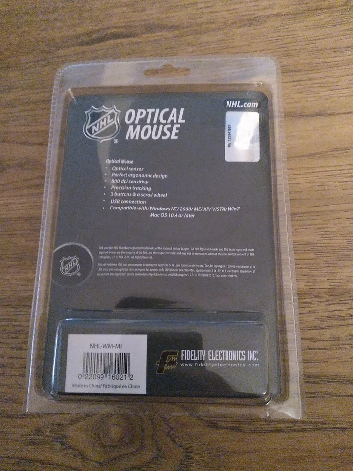 Minnesota Wild NHL Wired Optical Mouse W/ 3 Buttons  + Scroll Windows / Mac - Image 4 of 4