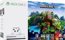 Microsoft Xbox One S Minecraft Favorites Bundle 500GB Game Console - White